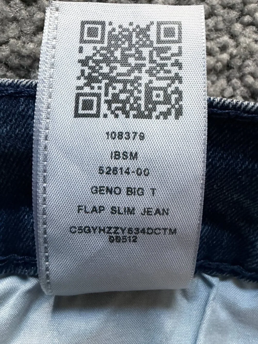 True Religion Geno Big T Flap Slim Jeans Men's Size 34x32-Med. Wash Excellent UC